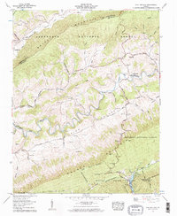 1958 Map of Chatham Hill, Smyth County, VA — High-Res | Pastmaps